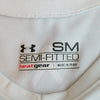 (S-M) Under Armour HeatGear Semi-Fitted Top Breast Cancer 'Power in Pink'