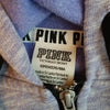(S) PINK Victoria's Secret Heathered Cotton Blend Zip Up Hoodie Cozy Loungewear