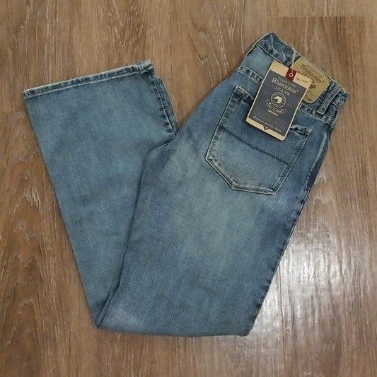 (29W/30L) NWT Bluenotes Distressed Low Rise Bootcut 100% Cotton Denim Jeans