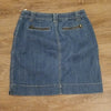 (6P) Jones New York Sport Petite Cotton Blend Jean Skirt Casual Denim Classic