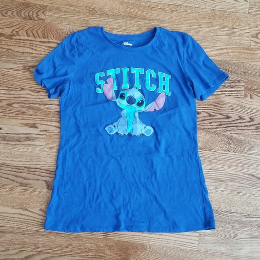 (M) Disney Cotton Blend Lilo & Stitch Graphic Short Sleeved Tee Casual Vacation