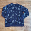 (M) George. Unisex Graphic Holiday Themed Cozy Festive Crew Neck Sweater