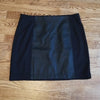 (29/8) Banana Republic Faux Leather Strip Black Mini Evening Datenight Classic