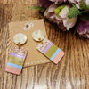PLUNDER Dangly Earrings Colorful Classic Everyday Office Nightout Vacation Wow