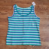 (XXL) NWT Northern Reflections Summer 100% Cotton Striped Casual Tank Vacation