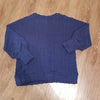 (M) Luukse Cable Design Oversized Solid Color Crew Neck Sweater