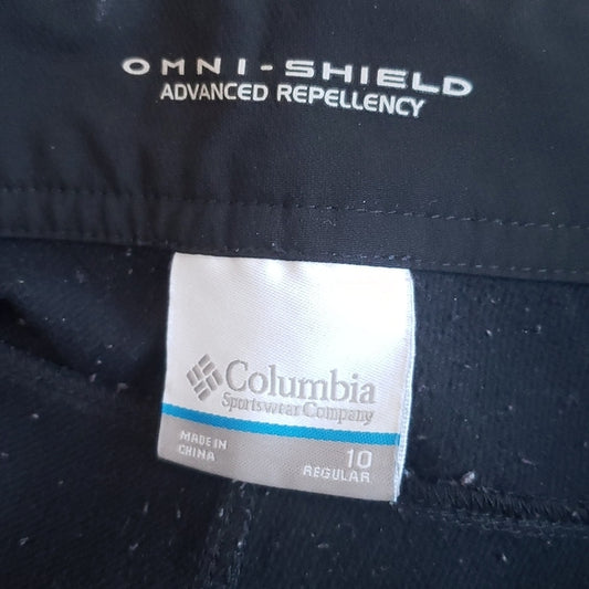 (10R) Columbia Omni-Shield Advanced Repellency Bootcut Pants Outdoor Hiking Camp