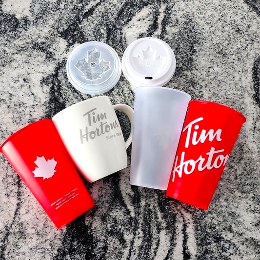 Tim Hortons Cup Collection Bundle Limited Beverage Coffee Tea Hot Cocoa Warm