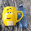 M&M Yellow Mug Coffee Tea Hot Cocoa Collector Warm Cozy Choclatey Fun Classic