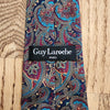 Guy Laroche Paris 100% Silk Tie Classic Office Night Out Fancy Dress Up Vacation