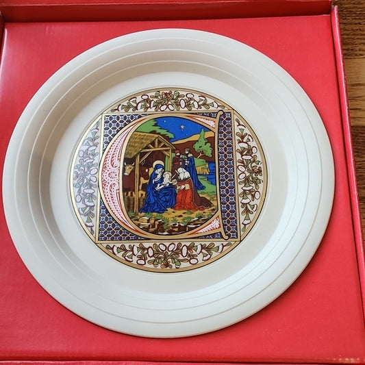 Hornsea England Limited Edition 1979 Christmas Plate Collectors Rare Vintage