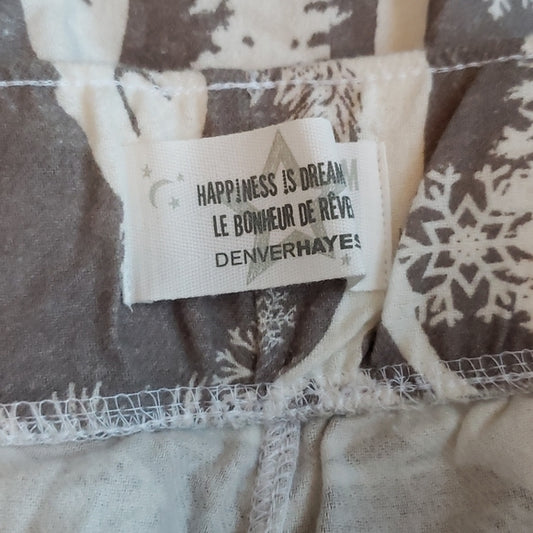 (M) NWT Denver Hayes Forest Print Medium Grey 100% Cotton Pajama Pants Sleepwear
