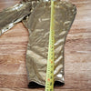 (L) California Costumes Metallic Gold Hooded Flashy Unique Jumpsuit Spaced Out