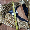 (L) California Costumes Metallic Gold Hooded Flashy Unique Jumpsuit Spaced Out