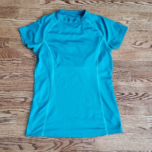 (M) Columbia Omni-Shade Sun Protection Short Sleeve Athletic T-Shirt Outdoor