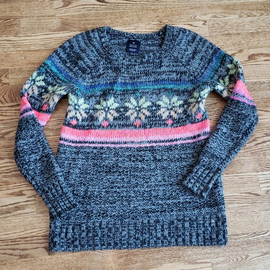 (S) American Eagle Outfitters Rainbow Wool Blend Knit Jegging Sweater Holiday