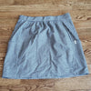 (XL) PAN Striped Skirt Pockets Nautical Cottagecore Holiday Lake Cotton Blend