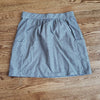 (XL) PAN Striped Skirt Pockets Nautical Cottagecore Holiday Lake Cotton Blend