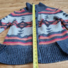 (L) Nixon Wool Blend Knit Artisan High Neck Sweater Cozy Warm Comfortable