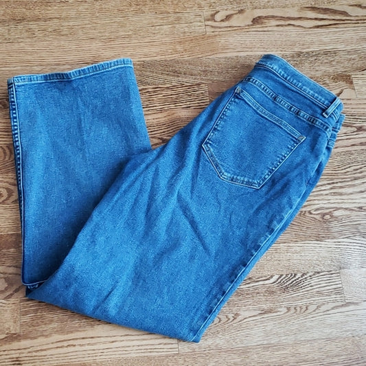 (14) Tablots Stretch Straight Leg Denim Jeans Y2K Everyday Daily Classic Comfy