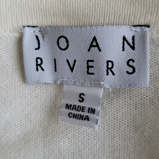 (S) Joan Rivers Rayon Blend Comfortable Soft V Neck Cardigan Cottagecore