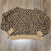 (M) Poppy & Peonies Leopard Print 100% Cotton Oversized Top Made in Canada