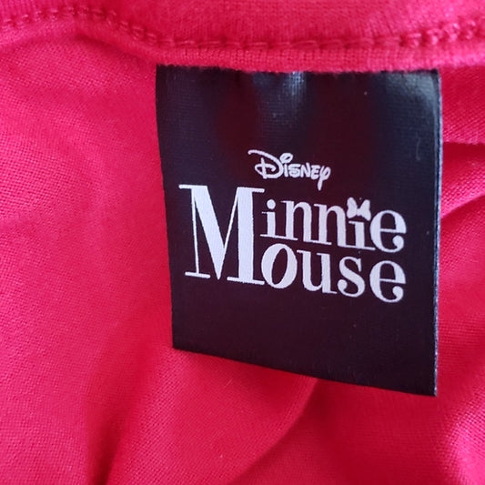 (14/16) NWT Mad Engine Minnie Mouse Graphic Fit and Flare Sparkly Holiday Dress