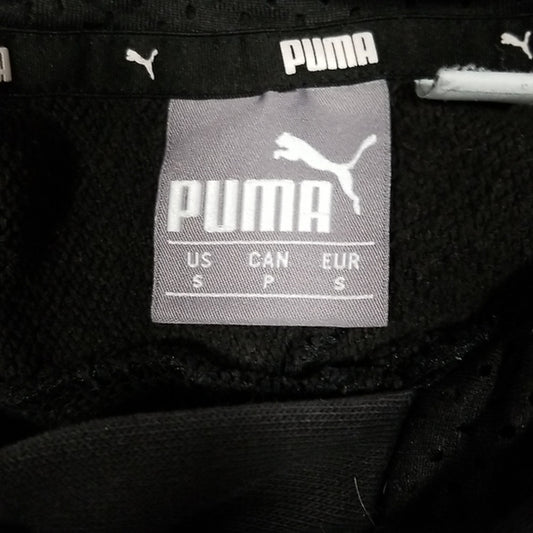 (S) Puma Black Sweater Loungewear Athleisure Sporty Athletic Comfy Hoodie Hiking