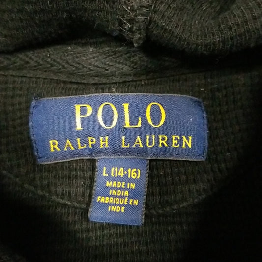 (L) Polo Ralph Lauren Sweater Athleisure   Loungewear Comfy Unisex Waffle Warm