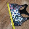 (XS) Joe Fresh Active Floral Sports Bra Mesh Racerback Activewear Workout