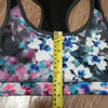 (XS) Joe Fresh Active Floral Sports Bra Mesh Racerback Activewear Workout