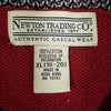 (XL) Newton Trading Co. Authentic Casual Wear 100% Cotton Knit Vintage Nordic