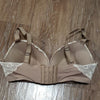 (32DDD) Parisa Fé Lacy Padded Support Bra Neutral Intimates Everyday Bow Accent