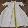 (S) Vintage Dotted Ruffle Lightweight Dress Puff Short Sleeve Prairie Farmhouse