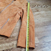 (L) Mark Alan 100% Genuine Leather Shell Jacket Contemporary Casual Vintage