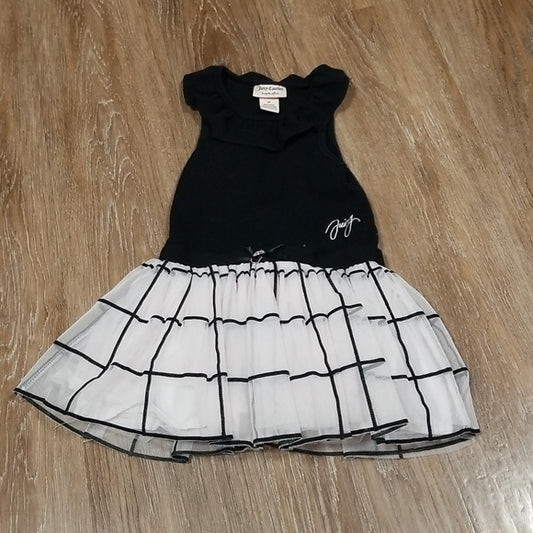 (3T) Juicy Couture Toddler Girl's Cute Ruffled Skirt Formal Party Fit & Flare
