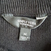 (M) Simply Vera Verawang Heavy Knit Nylon Blend Sweater Beaded Neckline Evening