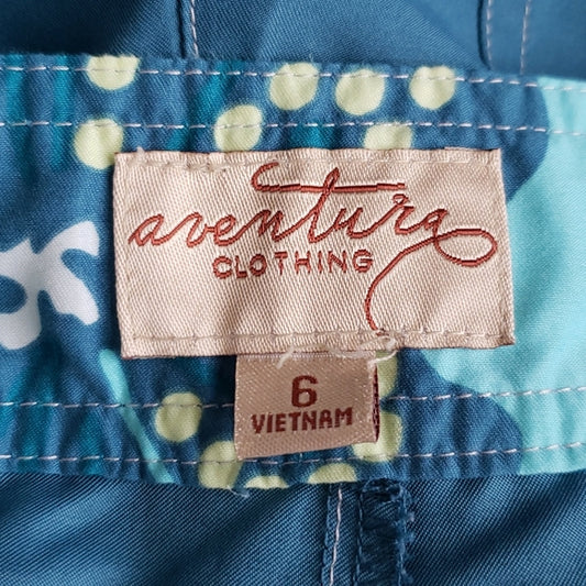 (6) Aventura Clothing Lightweight Shorts Surf Beach Vacation Costal Activewear