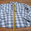 (12P) Talbots Petites Checkered Shirt Metallic Details Academia Office Workwear