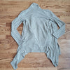 (XS) Papillon Blanc Flowy High Low Cardigan Cottagecore Lightweight Cozy