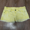 (EU 36) Denim Colour Bershka Distressed Raw Hem Shorts Summer Vacation Denim