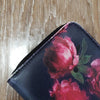 Floral Wristlet Wallet Functional Pockets Lightweight Classy