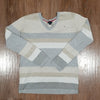 (S) Tommy Hilfiger Striped Lightweight Comfy Casual Travel Soft Layers Academia