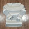 (S) Tommy Hilfiger Striped Lightweight Comfy Casual Travel Soft Layers Academia