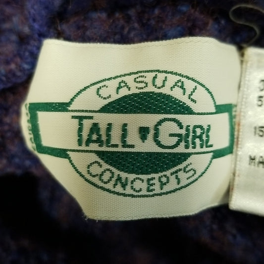 (M) Tall Girl Casual Concepts Vintage Wool Blend Casual Cozy Outdoor Ski Snow