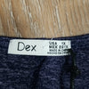 (1X) NWT Dex Plus Comfy Loungewear Casual Heathered Lightweight Boxy Fit
