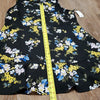 (1X) NWT Dex Plus Black Floral Printed Fit & Flare Vacation Lightweight Colorful