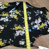 (1X) NWT Dex Plus Black Floral Printed Fit & Flare Vacation Lightweight Colorful