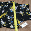 (X) NWT Dex Plus Black Floral Printed Fit & Flare Lightweight Colorful Vacation