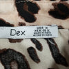 (X) NWT Dex Plus 100% Viscose Leopard Print Casual Lightweight Comfy
